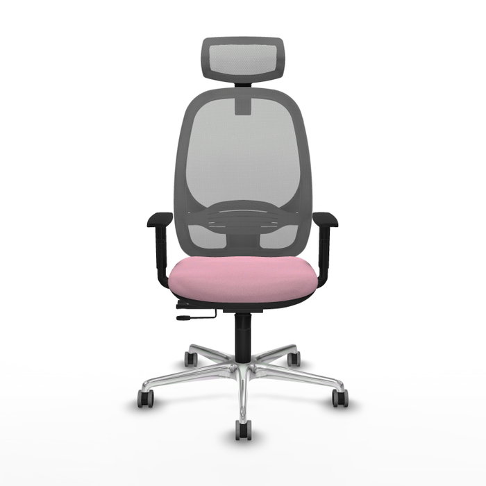 PIQUERAS Y CRESPO Silla de oficina Cilanco con mecanismo Sincro/Traslack, Rosa y Gris PIQUERAS Y CRESPO Silla de oficina Cilanco con mecanismo Sincro/Traslack, Rosa y Gris