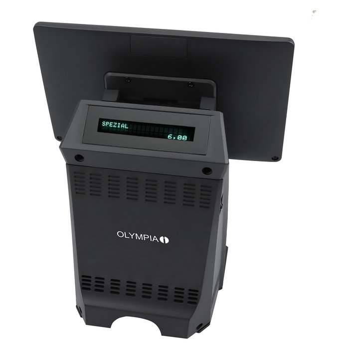 Olympia T210 Registrierkasse TOUCH - Caja Registradora Táctil Todo-en-Uno 10" LCD Android 11, Negro, Impresión Térmica 8cm