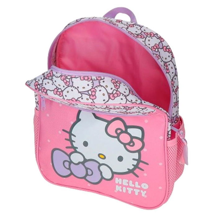 Mochila Escolar Hello Kitty My Favourite Bow Rosa