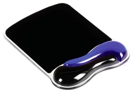 Kensington 62401 Mouse Pad Gel con Reposamuñecas Ergonomico, Negro y Azul