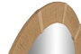 DKD Home Decor Espejo de Ratán y MDF Natural 90x90 cm