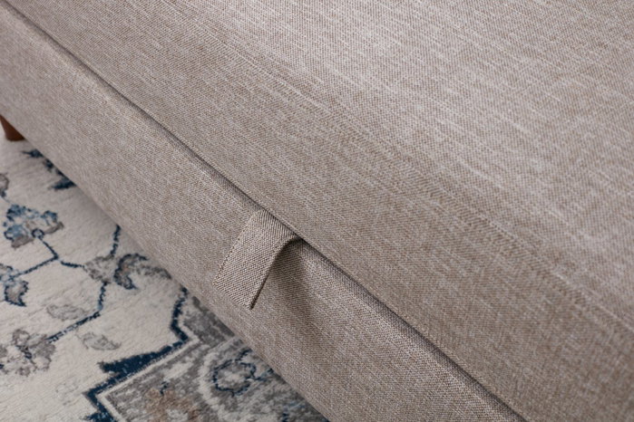 Atelier Del Sofa Sofá-Cama 3 Plazas Crema 210cm