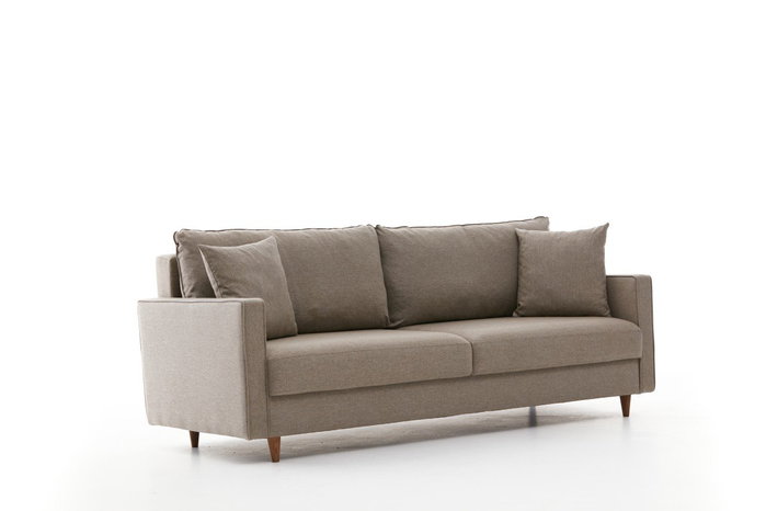 Atelier Del Sofa Sofá-Cama 3 Plazas Crema 210cm