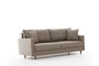 Atelier Del Sofa Sofá-Cama 3 Plazas Crema 210cm