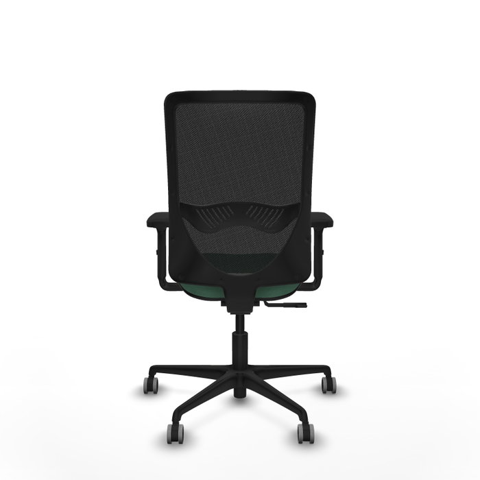 PIQUERAS Y CRESPO Silla de oficina Zulema con mecanismo Sincro, Verde esmeralda y Negro PIQUERAS Y CRESPO Silla de oficina Zulema con mecanismo Sincro, Verde esmeralda y Negro