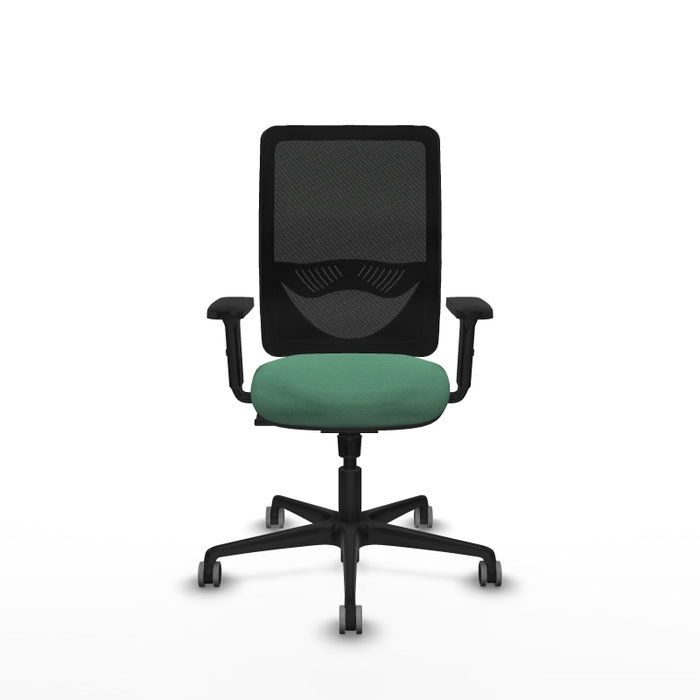 PIQUERAS Y CRESPO Silla de oficina Zulema con mecanismo Sincro, Verde esmeralda y Negro PIQUERAS Y CRESPO Silla de oficina Zulema con mecanismo Sincro, Verde esmeralda y Negro