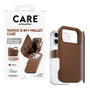 PanzerGlass CARE Tango 2-in-1 Wallet Case Braun m. MagSafe para iPhone 17 Pro Max