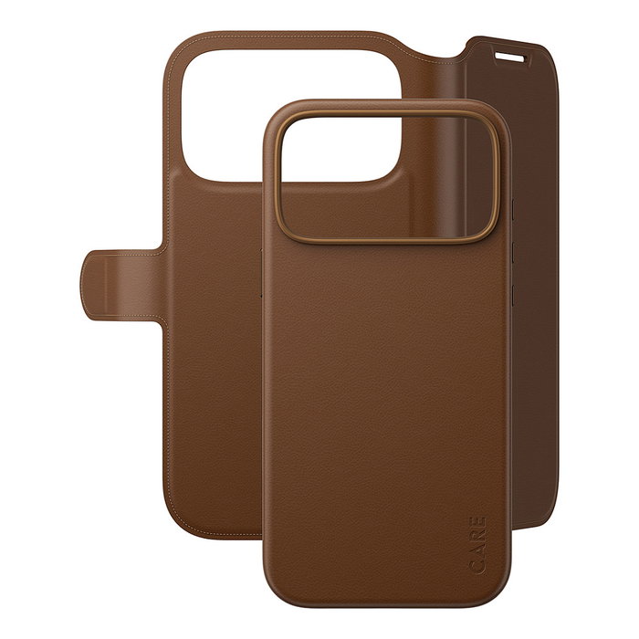PanzerGlass CARE Tango 2-in-1 Wallet Case Braun m. MagSafe para iPhone 17 Pro Max PanzerGlass CARE Tango 2-in-1 Wallet Case Braun m. MagSafe para iPhone 17 Pro Max