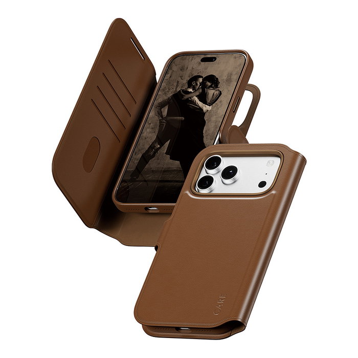 PanzerGlass CARE Tango 2-in-1 Wallet Case Braun m. MagSafe para iPhone 17 Pro Max PanzerGlass CARE Tango 2-in-1 Wallet Case Braun m. MagSafe para iPhone 17 Pro Max
