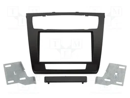 ACV Bastidor de montaje de radio 2 DIN para BMW, Negro