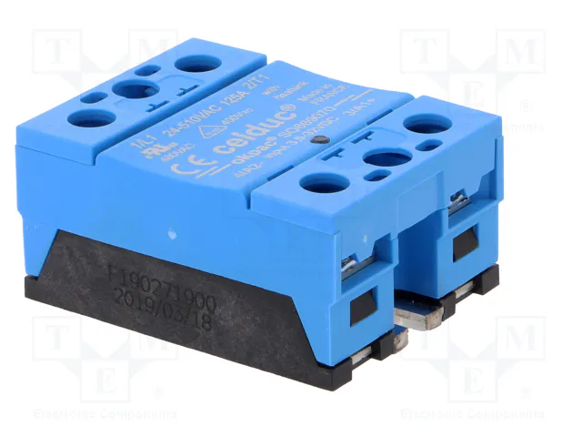 CELDUC Relé de semiconductor monofásico SO8 125A 24-510VAC