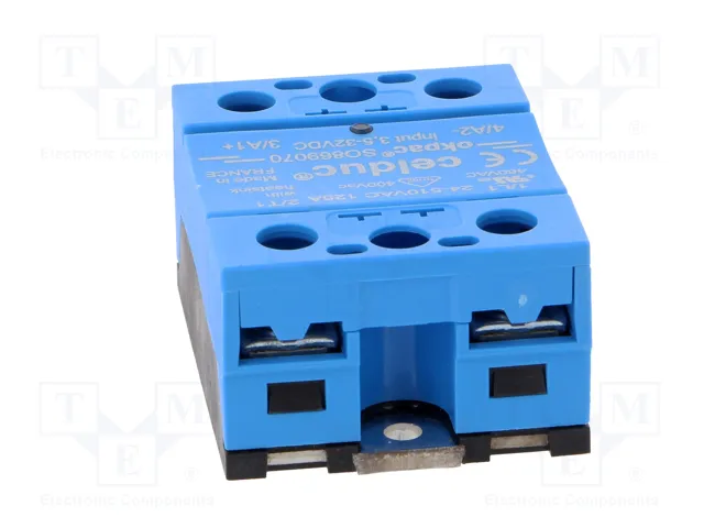 CELDUC Relé de semiconductor monofásico SO8 125A 24-510VAC