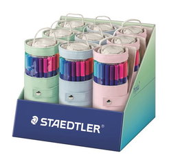 Rotulador Fibra Staedtler 323 Triplus Color Enrollable 20Pz Expositor De 9