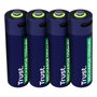 Trust Pack de 4 pilas AA recargables 25631 con carga USB-C