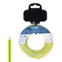 Edm H07Z1-K 6 mm² Cablecillo Libre de Halógenos Bicolor, 15 m