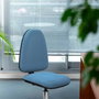 PIQUERAS Y CRESPO Silla de oficina Aýna Azul sin brazos