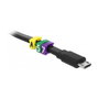 DeLOCK 18303 Clips marcadores de cables A-Z Amarillo 260 piezas