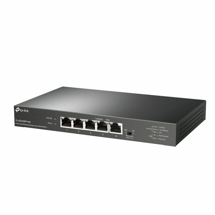 TP-Link TL-SG105PP-M2 Switch de 5 puertos 2.5G con 4 puertos PoE++