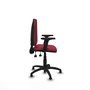 PIQUERAS Y CRESPO Silla de oficina Aýna Granate con mecanismo de doble maneta