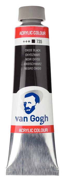 Van Gogh Negro Óxido 735 Acrílico 40 ml Van Gogh Negro Óxido 735 Acrílico 40 ml
