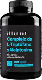 ZENEMENT L-Triptófano y Melatonina 180 Cápsulas