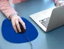 Q-connect Alfombrilla para Ratón con Reposamuñecas Ergonómico de Gel Color Azul 225x240x20 mm