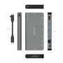 Aisens USB-C Dock 8 en 1 ASUC-8P015-GR Gris