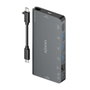 Aisens USB-C Dock 8 en 1 ASUC-8P015-GR Gris