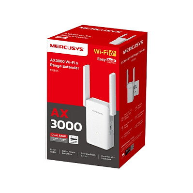 TP-Link Mercusys ME80X AX3000 Wi-Fi Range Extender Blanco