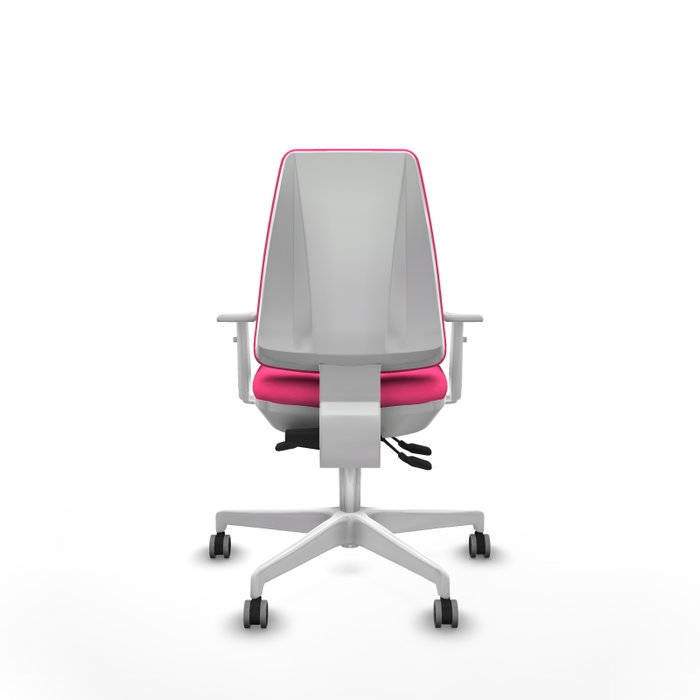 PIQUERAS Y CRESPO Silla de oficina Elche Rosa con mecanismo Asincro