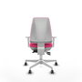 PIQUERAS Y CRESPO Silla de oficina Elche Rosa con mecanismo Asincro