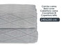 Giftdecor Colcha Cama Rombo Gris 240x260 cm (Set de 4)