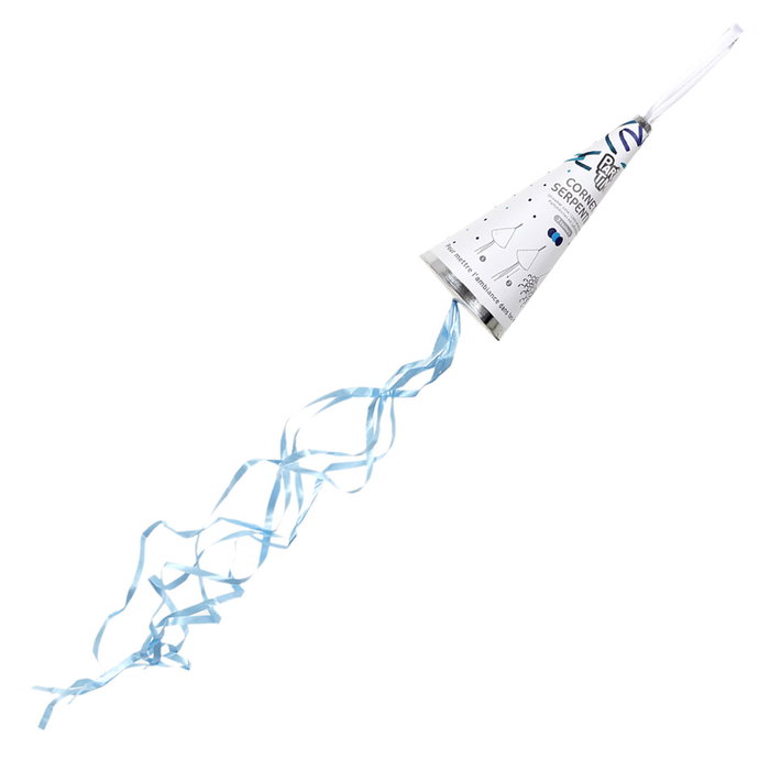 Party Time Cono de Serpentinas Surtidas para Fiestas - Rosas, Azules y Arco Iris