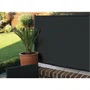 Nature Parabrisas IDEAL GARDEN Elegance - Pantalla de jardín - 200 g/m² - 1 x 3 m - Negro