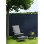 Nature Parabrisas IDEAL GARDEN Elegance - Pantalla de jardín - 200 g/m² - 1 x 3 m - Negro