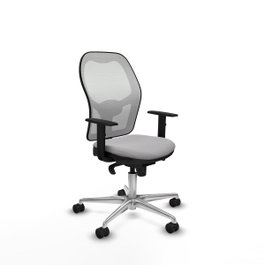 PIQUERAS Y CRESPO Silla de oficina Jorquera Gris claro y Blanco