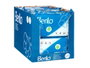 Berilo Set 10 Esponjas Jabonosas 20x12cm Blanco y Azul (Set de 12)