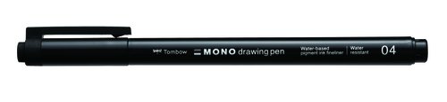 TOMBOW Rotulador Calibrado Mono Drawing Pen Punta Fina 04 (0,40 mm) Negro (Set de 4) TOMBOW Rotulador Calibrado Mono Drawing Pen Punta Fina 04 (0,40 mm) Negro (Set de 4)
