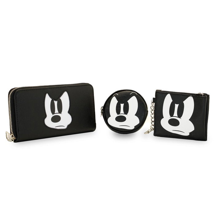 Disney Mickey Mouse Pack Billetero + Monederos Angry Negro Disney Mickey Mouse Pack Billetero + Monederos Angry Negro