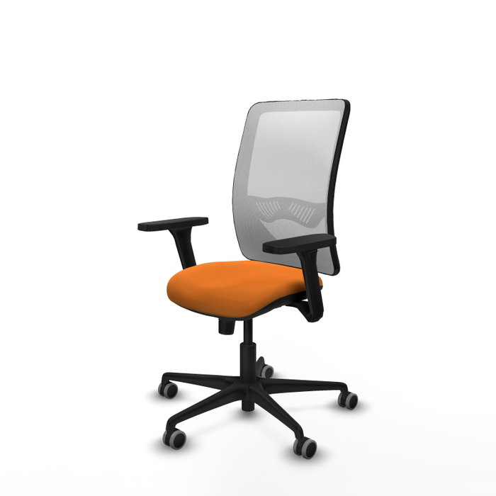 PIQUERAS Y CRESPO Silla de oficina Zulema Naranja y Blanco PIQUERAS Y CRESPO Silla de oficina Zulema Naranja y Blanco
