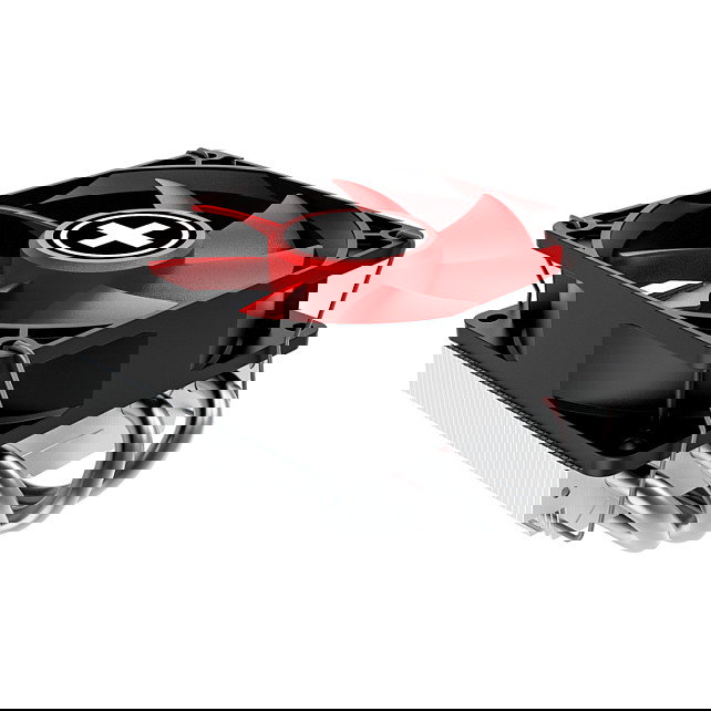 Xilence A404T Ventilador CPU Cooler 92mm, 600-2200 RPM PWM, 14-21.8 dB, Negro/Rojo, Compatible AMD Socket AM4 y AM5
