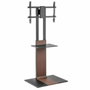 AISENS Soporte de Suelo Inclinable con Bandeja DVD FT86TSE-401 para TV de 37-86 pulgadas