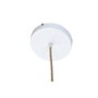 DKD Home Decor Lámpara de Techo de Yute y Hierro Bicolor Natural 50x50x54 cm