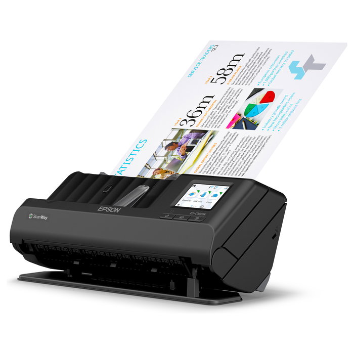 Epson WorkForce ES-C380W Escáner A4 con ADF Negro
