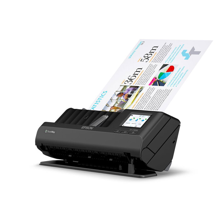 Epson WorkForce ES-C380W Escáner A4 con ADF Negro
