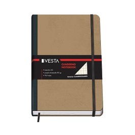 Dohe Cuaderno Vesta Nature A5 Cuadriculado con Cierre Elástico