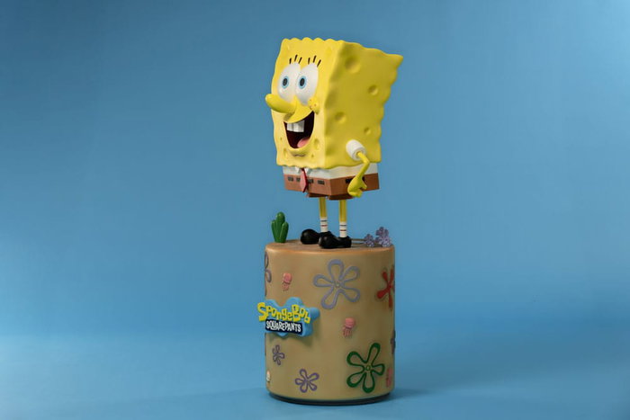 Bob Esponja Estatua tamaño real Bob Esponja 120 cm