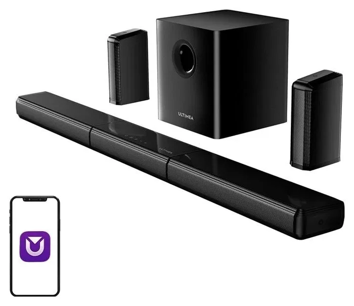 Ultimea Apollo S70 Ultra Barra de Sonido 7.1 Canales HDMI USB Bluetooth