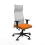 PIQUERAS Y CRESPO Sillón Albacete Naranja y Blanco