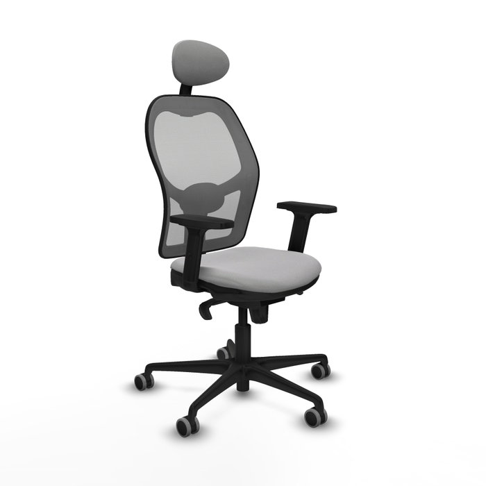 PIQUERAS Y CRESPO Silla de oficina Jorquera Gris con mecanismo Sincro PIQUERAS Y CRESPO Silla de oficina Jorquera Gris con mecanismo Sincro